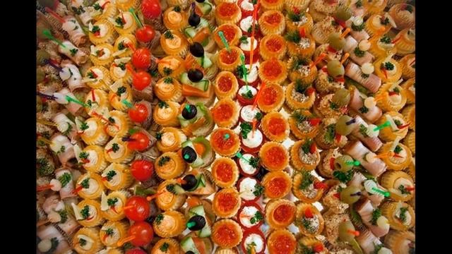закуски канапе на праздничный стол рецепты с фото смотреть онлайн