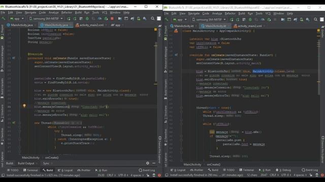 Java y Kotlin conexion bluetooth Arduino Mejorada смотреть онлайн