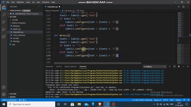 How to create a Calculator | Using tkinter Python | By the Art of Programming | Part - 2| Functions смотреть онлайн