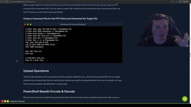 Hack the box academy : Windows File Transfer смотреть онлайн