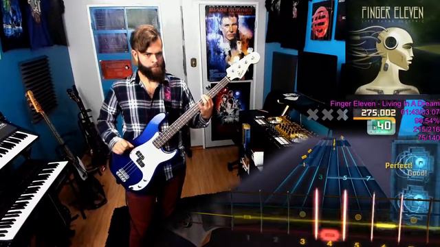 Finger Eleven - Livin in a Dream | BASS Tabs & Cover (Rocksmith) смотреть онлайн