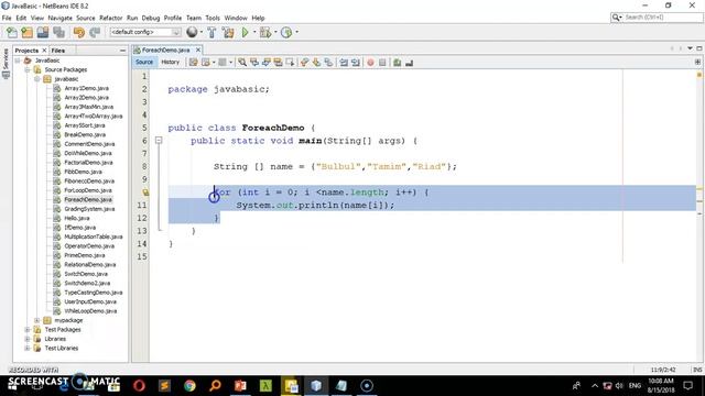 31.For Each Loop in Java Bangla Video Tutorial смотреть онлайн