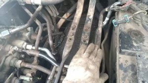 Ремонт Bobcat S175 замена гидравлической трубки на навесное оборудование. #Вахлаков