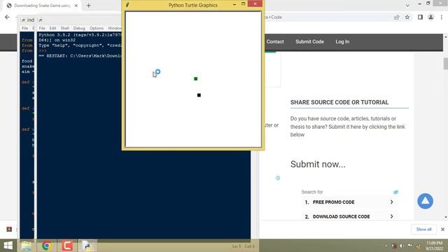 Snake Game using Turtle in Python смотреть онлайн