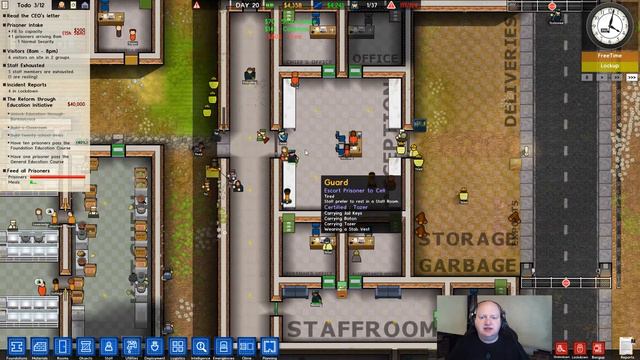 Prison Architect | Canned Littlepig | #12 | Annoying UI Bug & Workshop смотреть онлайн