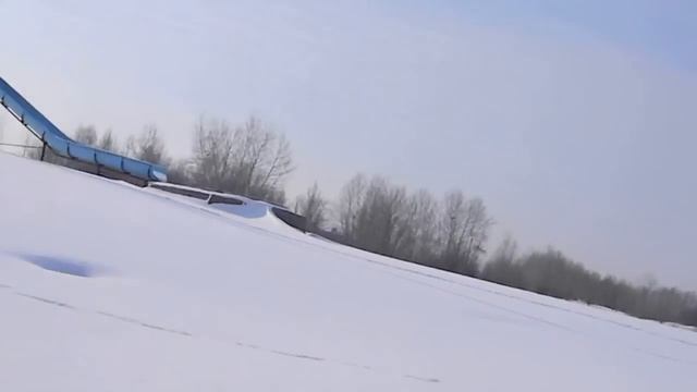 Снегоход+ватрушка вместе веселее!!! смотреть онлайн