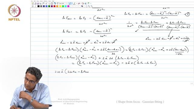 Lec 30 - Shape from focus - Gaussian fitting смотреть онлайн