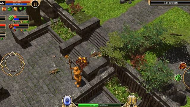 [Titan Quest, Summoner, Epic] Act V - The Rescue 3 (King Gylfi's Hall) смотреть онлайн