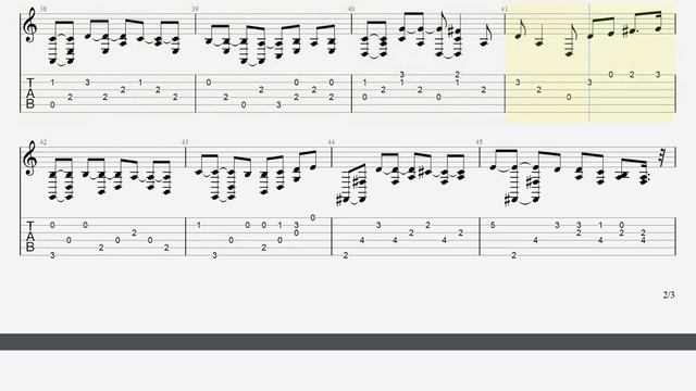 The Winner Takes It All - Fingerstyle Guitar TAB смотреть онлайн