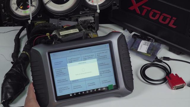 XTOOL A80 modify Benz W204 instrument display language смотреть онлайн