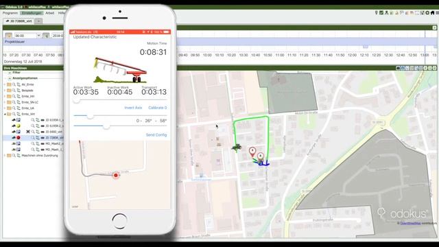 farmCounter used to track windrower workstates using SmartPhone OR Data Logger смотреть онлайн