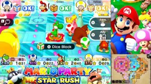 Mario Party Star Rush  - Toad Scramble World 3-3 (2 Players)
