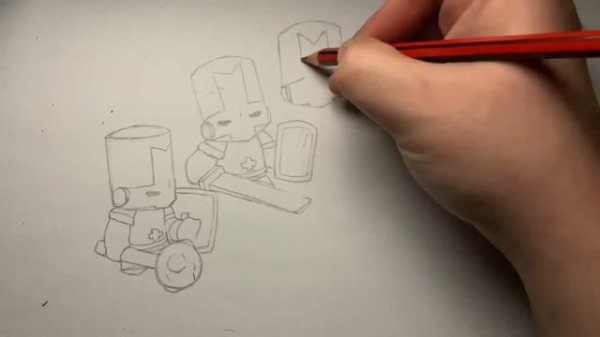 How to draw castle crashers