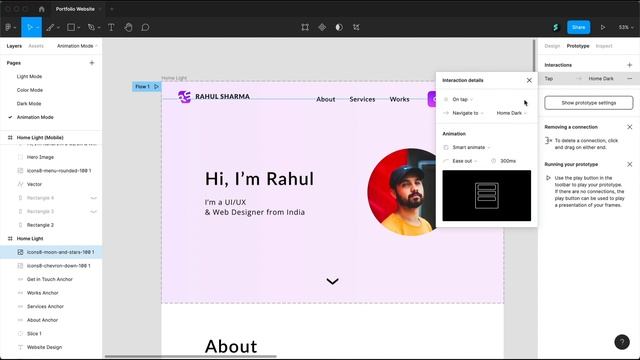 How to Add Interactions & Animations in a Website UI using Figma смотреть онлайн