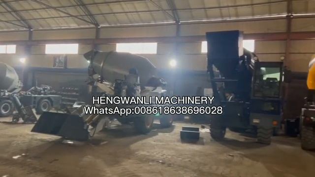 Self-loading concrete mixer/самоходный бетоносмеситель с самозагрузкой/кармикс/бетономешалка смотреть онлайн