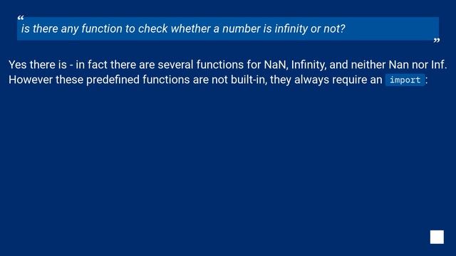 Is it possible to set a number to NaN or infinity? смотреть онлайн