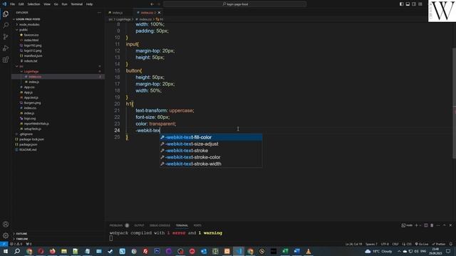 Creating a Responsive Website Login Form using REACT смотреть онлайн
