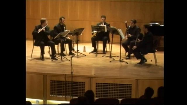 Jean Francaix, Quintette, part 4- The Woodwind quintet from the Athens State Orchestra. смотреть онлайн