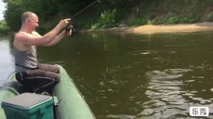 Первый выход троллингом на электромоторе.