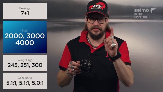 Катушка безынерционная Salmo Elite Spinetix 8