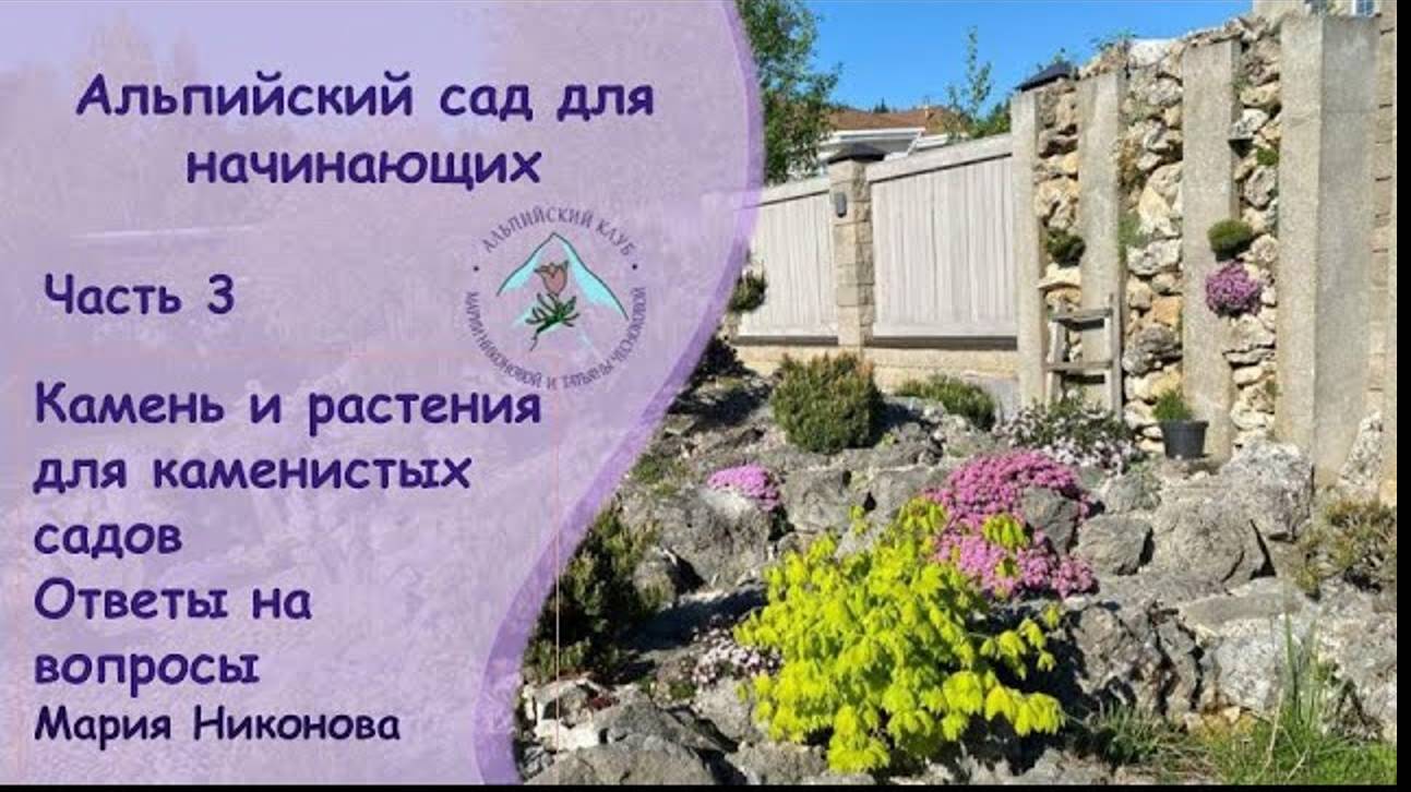 АЛЬПИЙСКИЙ САД ДЛЯ НАЧИНАЮЩИХ. ЧАСТЬ 3. КАКОЙ КАМЕНЬ ИСПОЛЬЗОВАТЬ. РАСТЕНИЯ ДЛЯ КАМЕНИСТЫХ САДОВ.