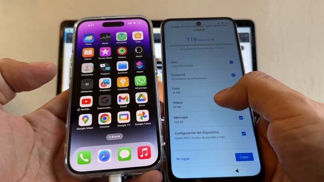 WhatsApp chats iPhone 14 Pro a Xiaomi Redmi 11 GRATIS usando Copia Apps & Datos de Android смотреть онлайн