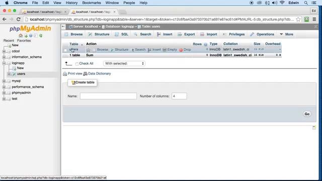 4 Creating Tables & Inserting Data in PHP my admin - HOW TO USE DATABASE IN PHP - PHP CMS PROJECT смотреть онлайн