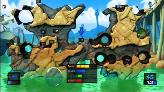 Dread, Волоша, Nexus, Друг - Worms Revolution [02 янв 2015] игра 5 смотреть онлайн