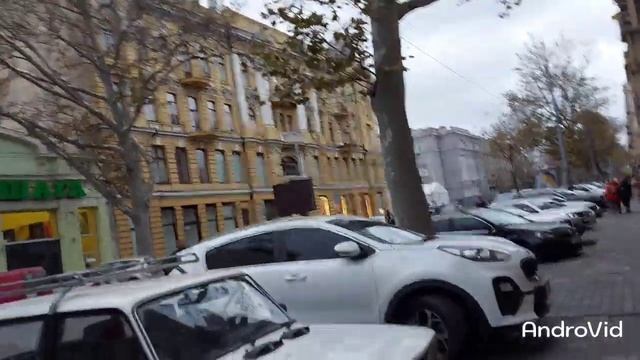 Одесса 3 декабря 2022 Улицы Ришельевская, Жуковского, Екатерининская.Прогулка под звуки генераторов смотреть онлайн