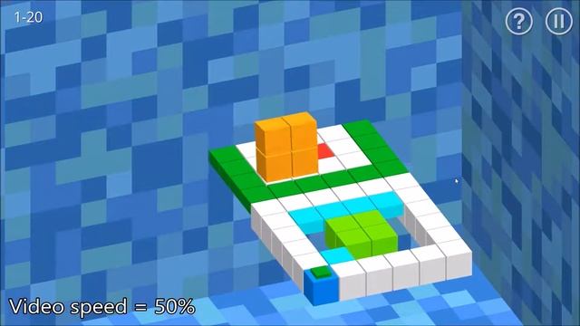 Breezeblox, Chapter 1, Level 20 Walkthrough, 1080p/60FPS. смотреть онлайн