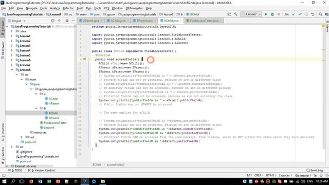 JAVA PROGRAMMING TUTORIALS (Lessons For Beginners) EP8 - Access Modifiers смотреть онлайн