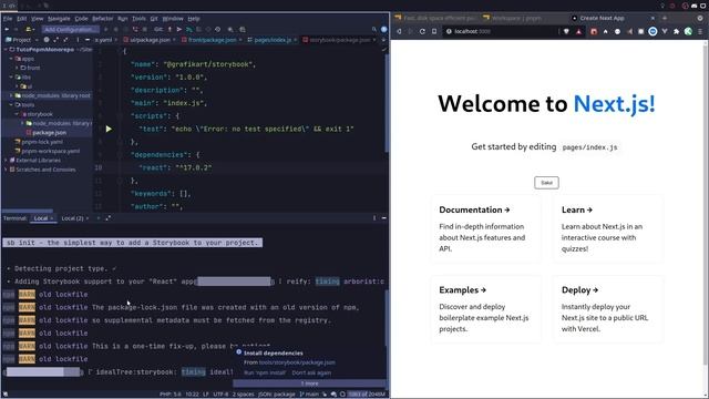 Tutoriel NodeJS/pnpm : Monorepo avec pnpm workspace смотреть онлайн