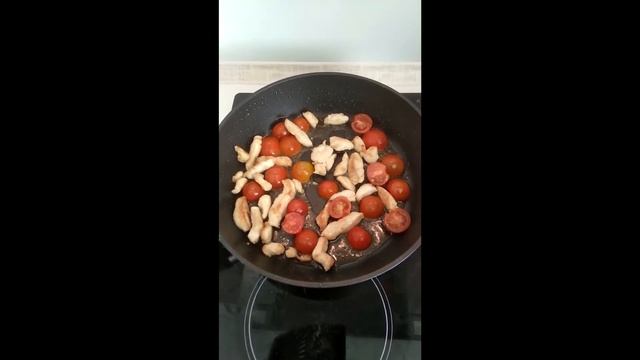 Сливочная паста с куриным филе. смотреть онлайн