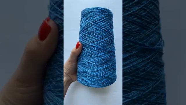 Подробный обзор пряжи лен с вискозой и хлопком ILARIA SRL GABICCE, Голубой смотреть онлайн