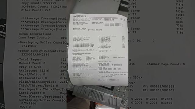Drum unit replace maintenance report #viral# video#brother смотреть онлайн