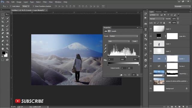 Snow Effect Photoshop Tutorial - Dramatic Effects - Photoshop manipulation tutorials смотреть онлайн
