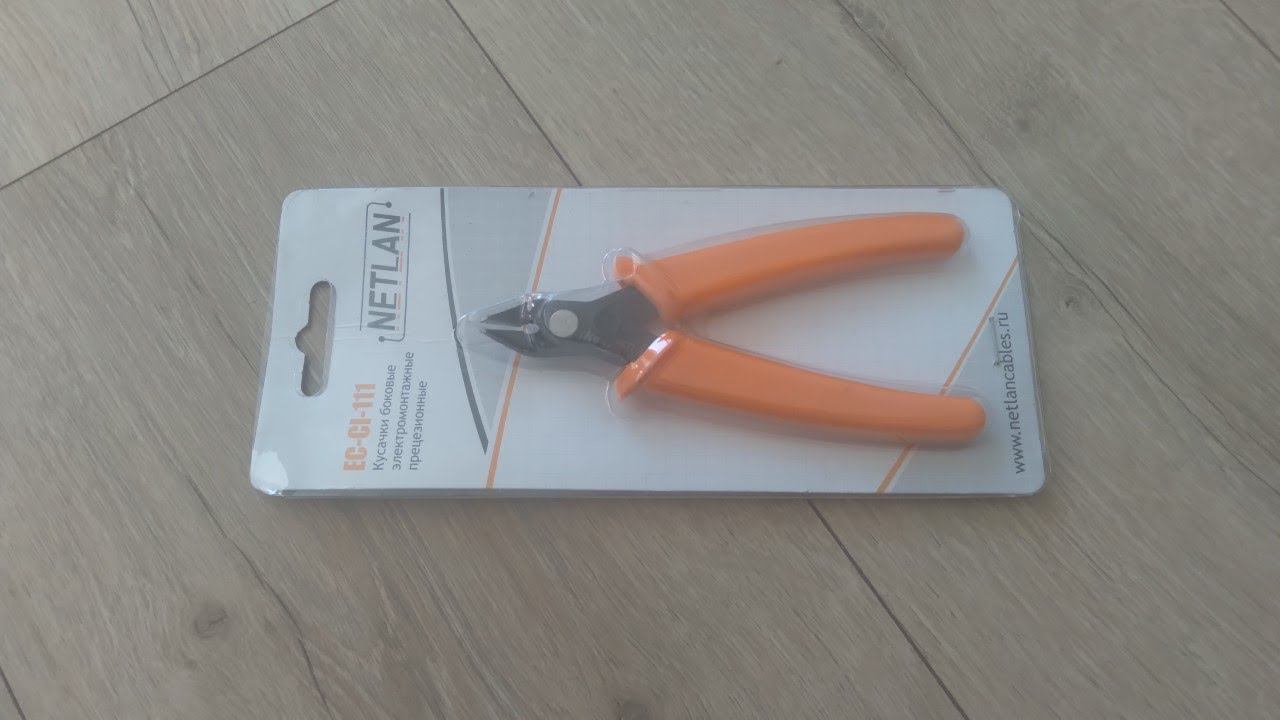 Обзор на боковые кусачки NETLAN электромонтажные прецизионные EC-CI-111 смотреть онлайн