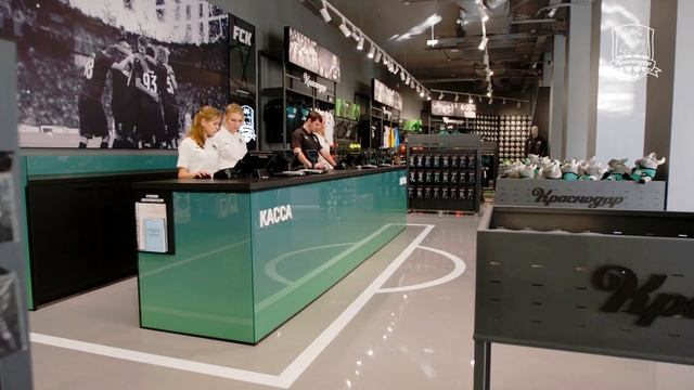 Открылся официальный магазин ФК «Краснодар» смотреть онлайн