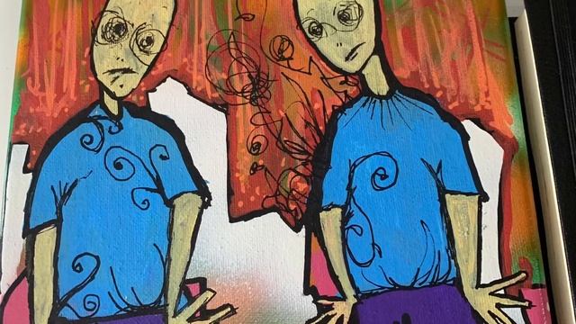 #lowbrow #lowbrowart #graffitiart #deadconcetta #canvaspainting #artprogress смотреть онлайн