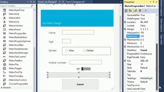 Advanced UI Design in Vb Net смотреть онлайн