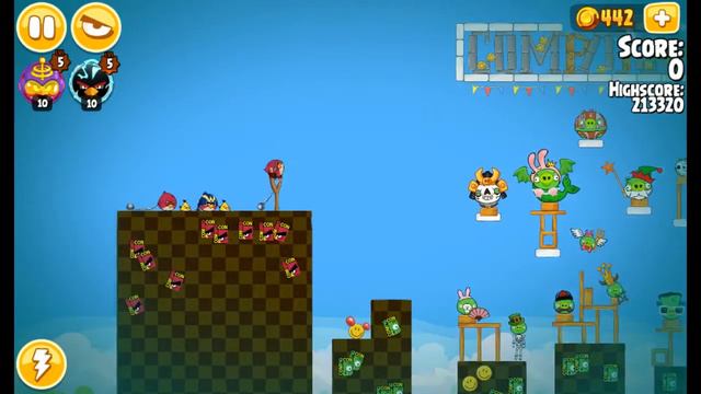 Angry Birds Seasons - Pig Days - Level 1-2 - 214,930 [Comic-Con!] смотреть онлайн