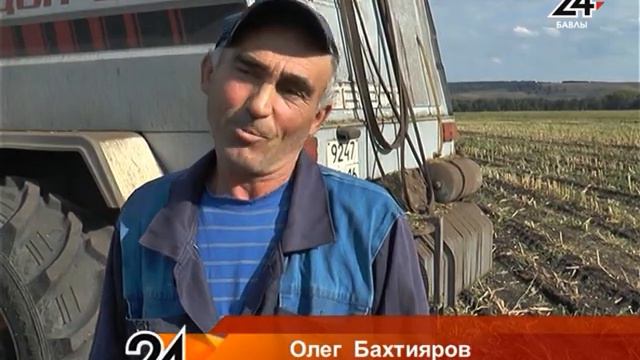 В Бавлинском районе полным ходом идет заготовка кормов смотреть онлайн