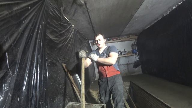 Заливка пола в гараже 27.02.2018 г смотреть онлайн