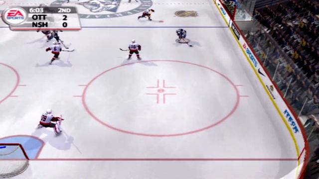 NHL 2005 Gameplay Nashville Predators vs Ottawa Senators смотреть онлайн