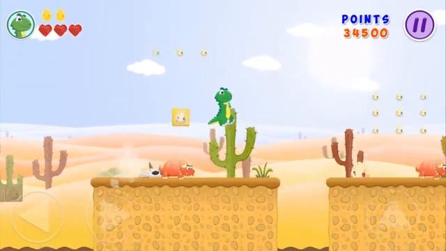 Little Dino Adventure - Construct 2 Platform Game Template HTML5 смотреть онлайн