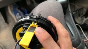 KIA RIO 2 JB. Замена подрулевого шлейфа