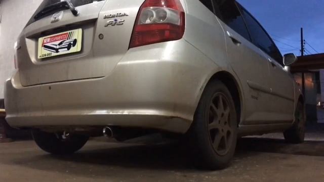 Honda Fit 1.5 Saída Ponteira Inox 2,5 Polegadas + Escape Esportivo - New Escapamentos смотреть онлайн
