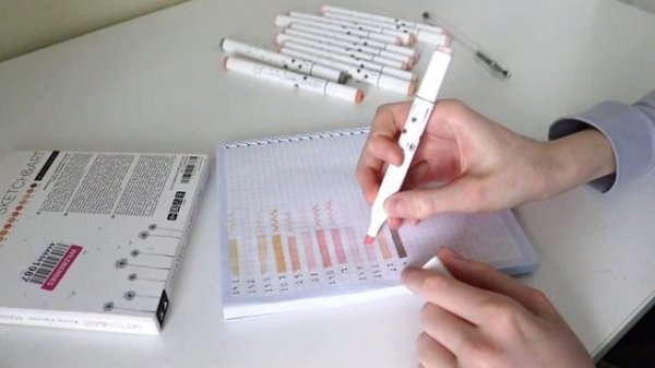 Маркеры Bruno Visconti телесных оттенков | Обзор и отзыв