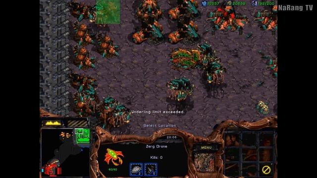 Starcraft 1 Zerg vs 7 Random computer. map:New Super Fast Infinity 20/06/12 смотреть онлайн