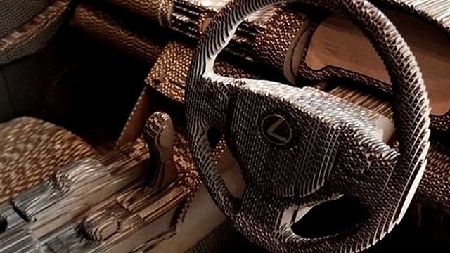 Машина из картона Лексус из картона смотреть онлайн